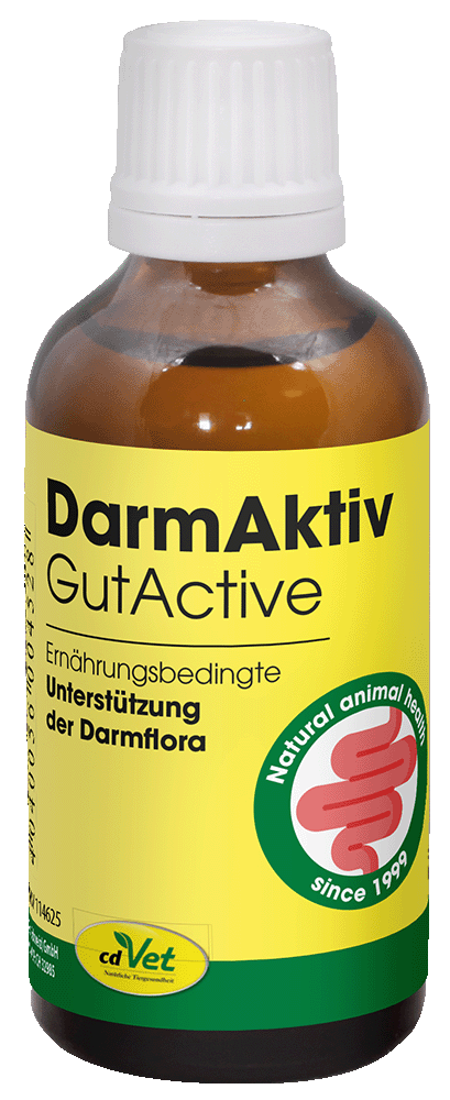 Darmaktiv, GutActive, Ernährungsbedingte Unterstützung, Darmflora, Tiergesundheit